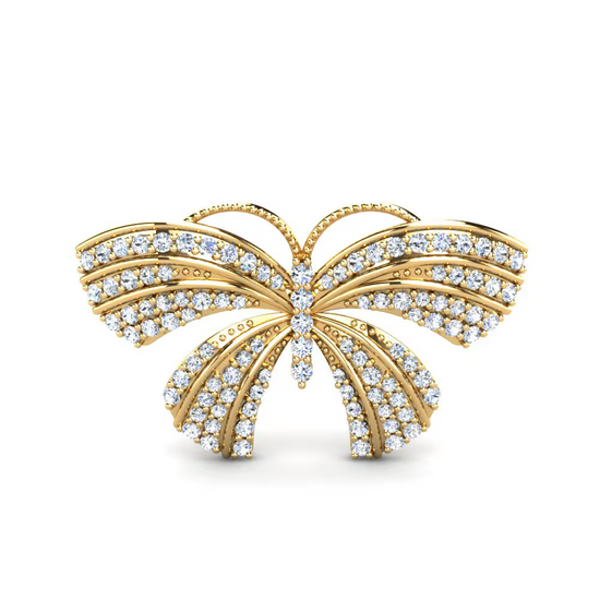 Mariposa Elegance Diamond Brooch