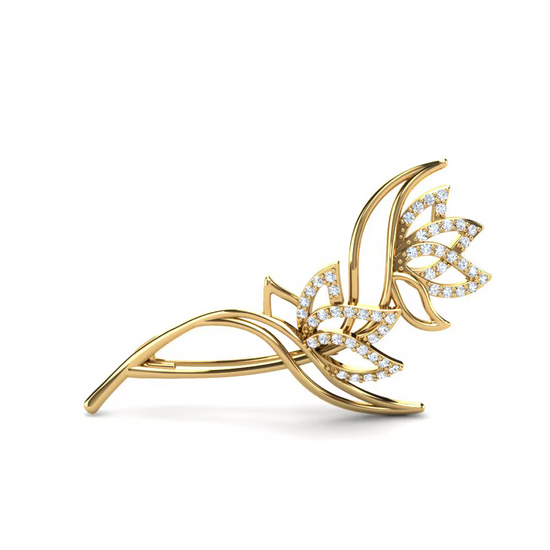 Velvet Radiance Diamond Brooch