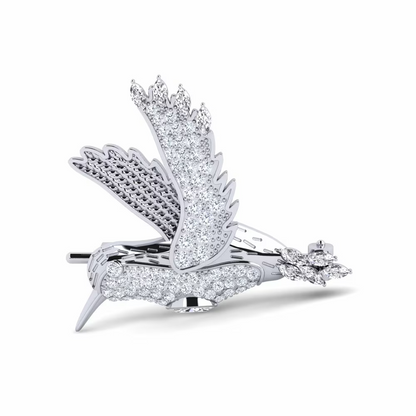 Majestic Crest Diamond Brooch