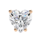 Heart Solstice Halo Diamond Studs