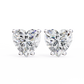 Heart Solstice Halo Diamond Studs