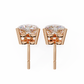Heart Solstice Halo Diamond Studs