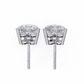 Heart Solstice Halo Diamond Studs