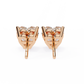 Heart Solstice Halo Diamond Studs