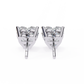 Heart Solstice Halo Diamond Studs