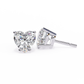 Heart Solstice Halo Diamond Studs