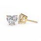 Heart Solstice Halo Diamond Studs