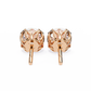 Regalia Crown-Set Diamond Studs Round