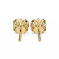 Regalia Crown-Set Diamond Studs Round