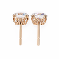 Regalia Crown-Set Diamond Studs Round
