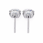 Regalia Crown-Set Diamond Studs Round
