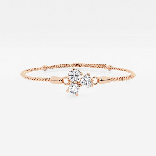 Shimmer Trio Diamond Bolo Bracelet