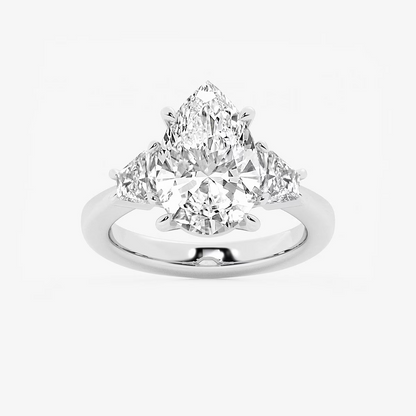 Eternal Bloom Pear Diamond Ring