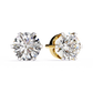 Round Diamond Drops Earrings
