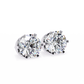 Round Diamond Drops Earrings