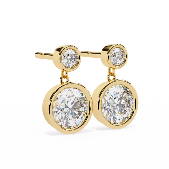 Round Grace Diamond Drops