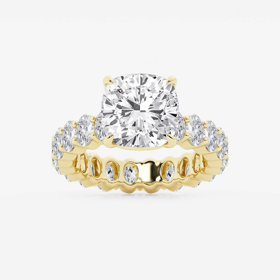 Eternal Spark Cushion Diamond Ring