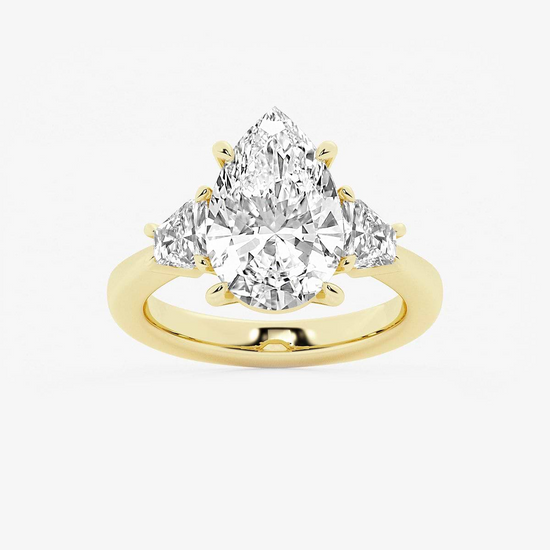 Eternal Bloom Pear Diamond Ring