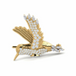 Majestic Crest Diamond Brooch