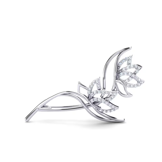 Velvet Radiance Diamond Brooch