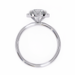 Round Halo Diamond Ring
