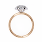 Round Halo Diamond Ring