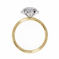 Round Halo Diamond Ring