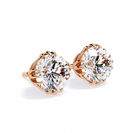 Solstice Halo Diamond Studs