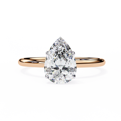 Aurora Pear Ring