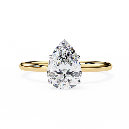 Aurora Pear Ring