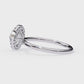 Round Halo Diamond Ring