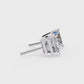Princess Solstice Halo Diamond Studs