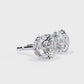Regalia Crown-Set Diamond Studs Round