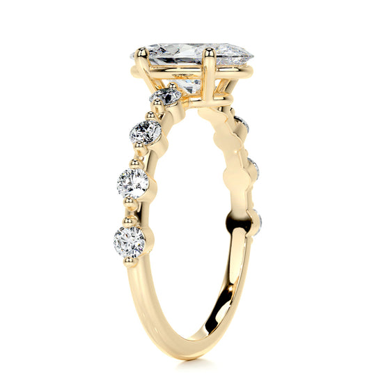 1.5 Ct Celeste Oval Lab Grown Diamond Solitaire Ring