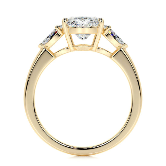 1.5 Ct Three Stone Lab Grown Diamond Ring