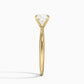 1ct Carat Round-Cut Lab-Grown Diamond Ring