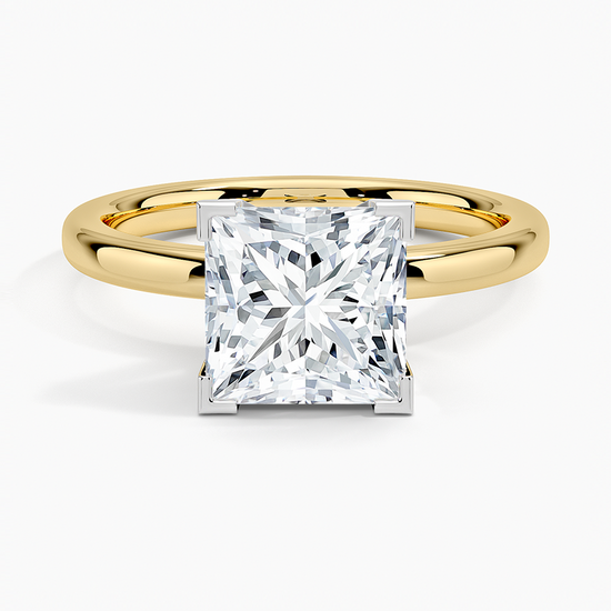2 Carat Princess-Cut Lab-Grown Diamond Ring