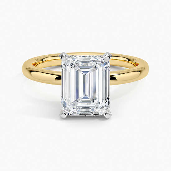 0.70 Carat Emerald-Cut Lab-Grown Diamond Ring