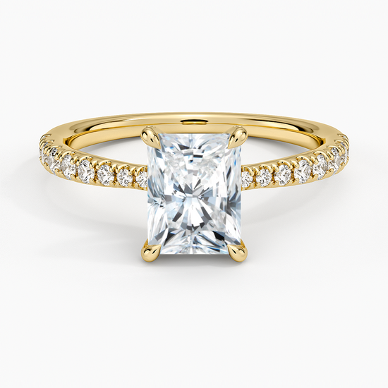 Lab Created 1.5ct Radiant Diamond Ring