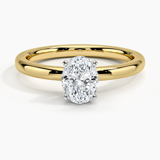 0.70 Carat Oval-Cut Lab-Grown Diamond Ring