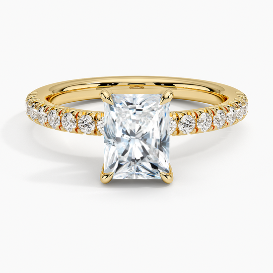 "Luxury 1 Carat Radiant Lab Diamond Ring"